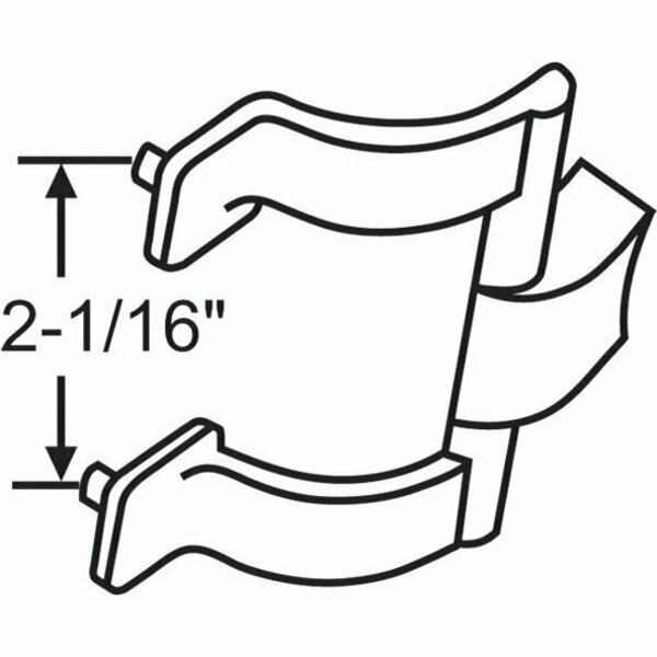 Strybuc Shower Door Handle Chrome 22-83